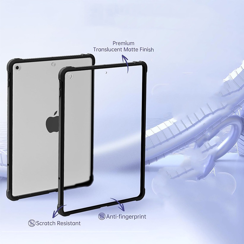 Shockproof Impact Resistant Flexible Soft Transparent Clear TPU Protective Shell with Air Cushion Fit iPad Mini 1/2/3